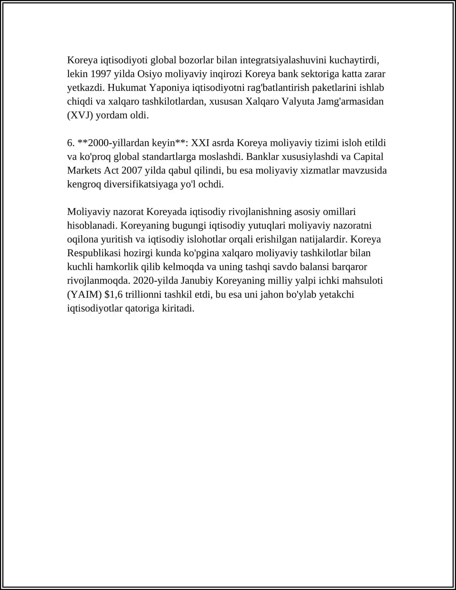 KOREYA MOLIYAVIY NAZORATI 4