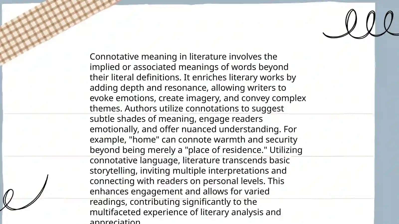 Connotative meaning 4