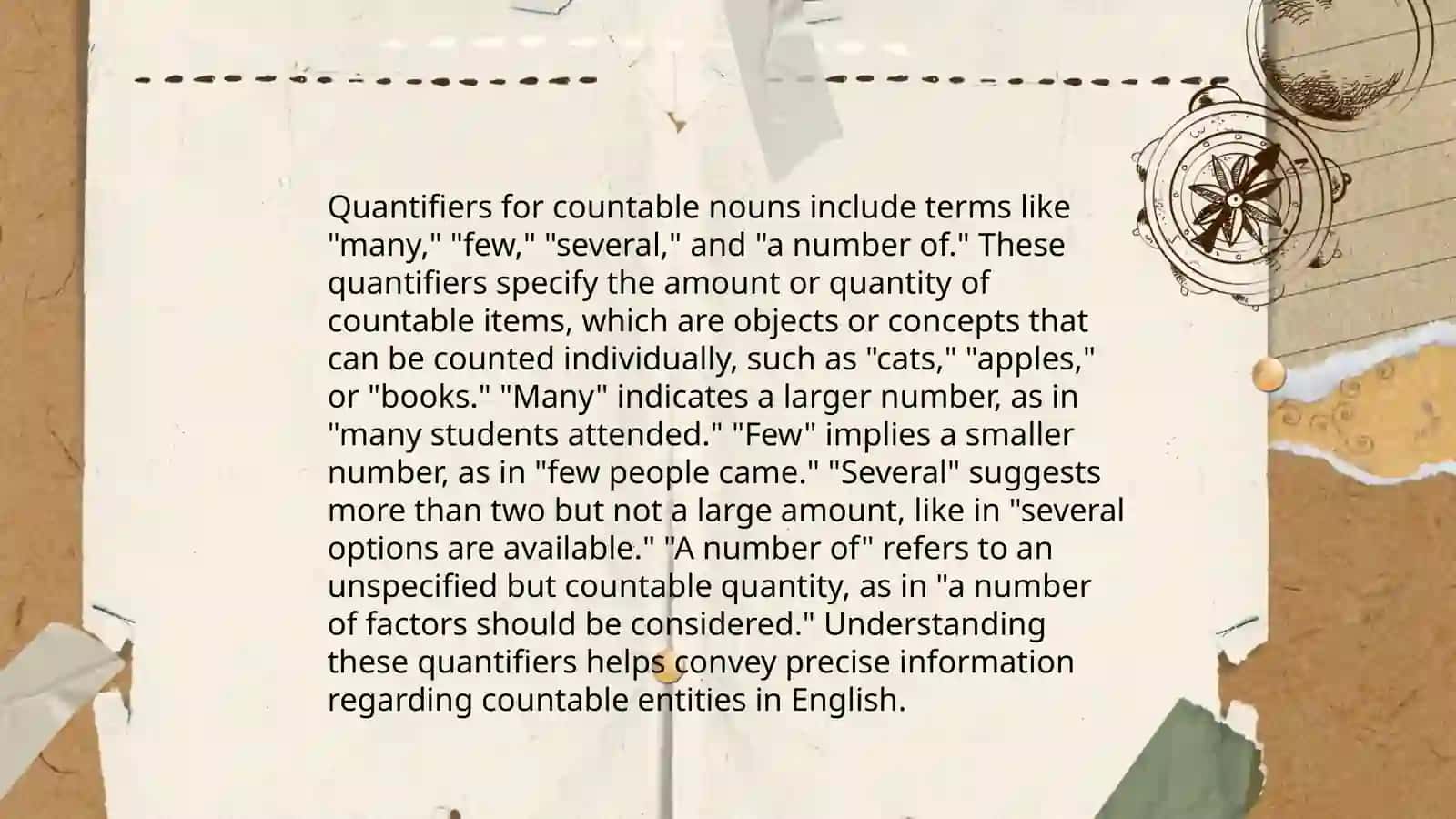Using quantifiers correctly 4