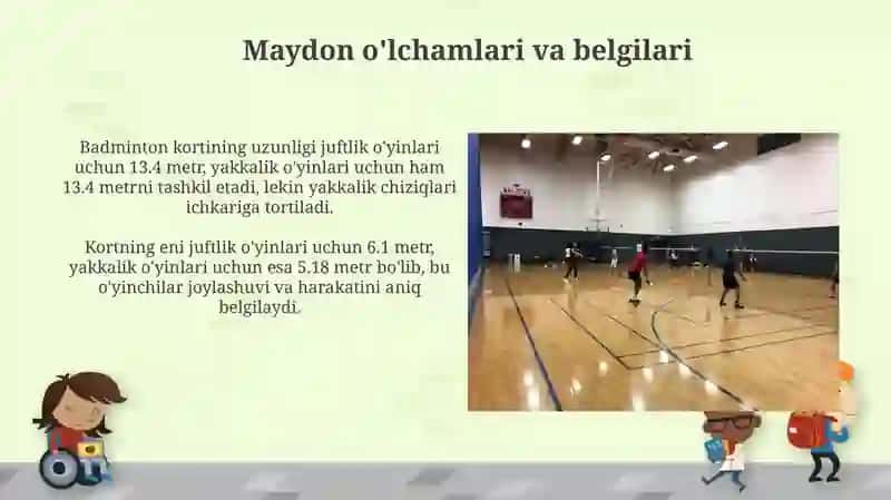 Badminton maydonchasi 4