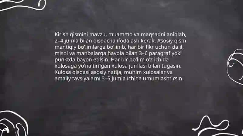 Tezislar yozish uslubi 4