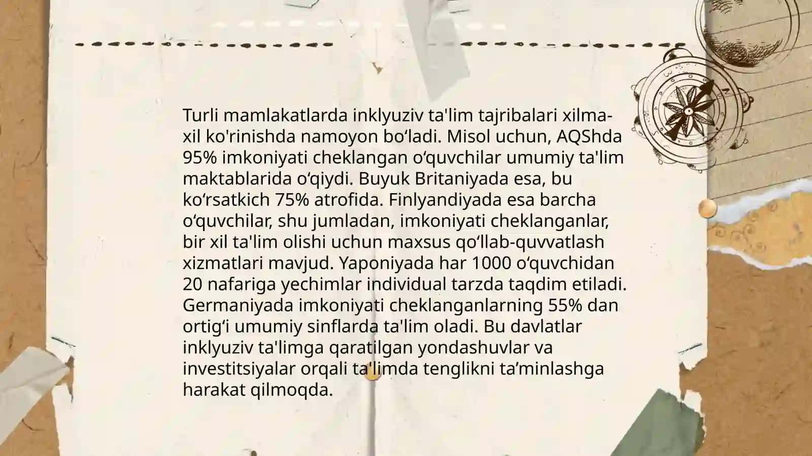 Inkulyuzuf ta'limini rivojlanishidagi xalqara tajriba 4