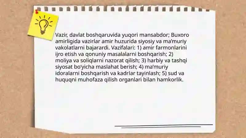 Buxoro amirligida mansablar 4