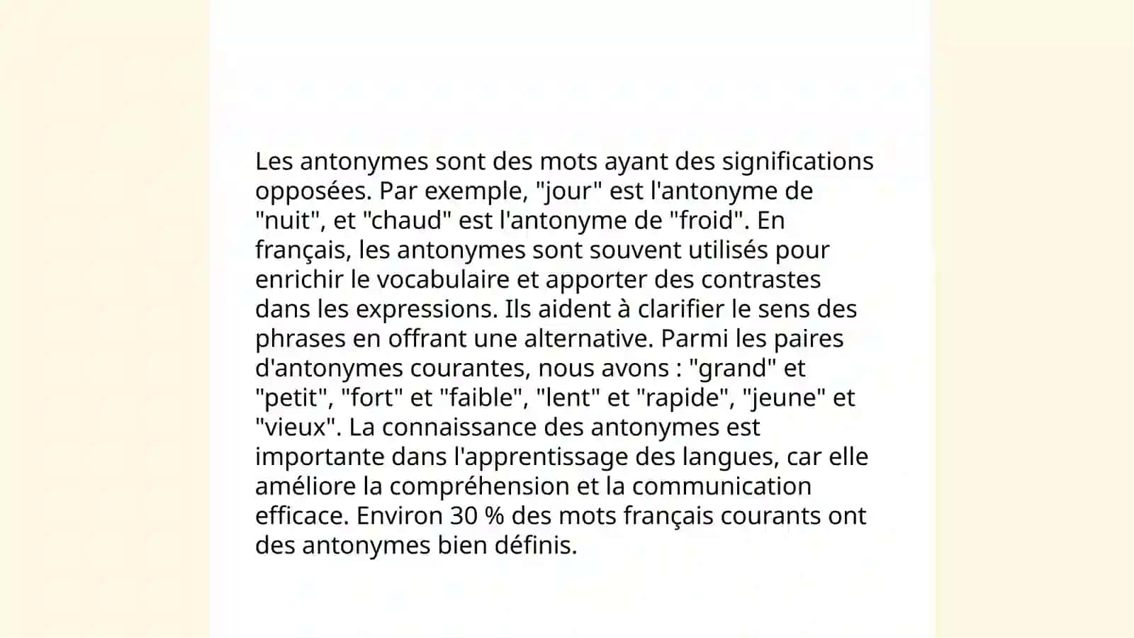 Relations lexiques 4