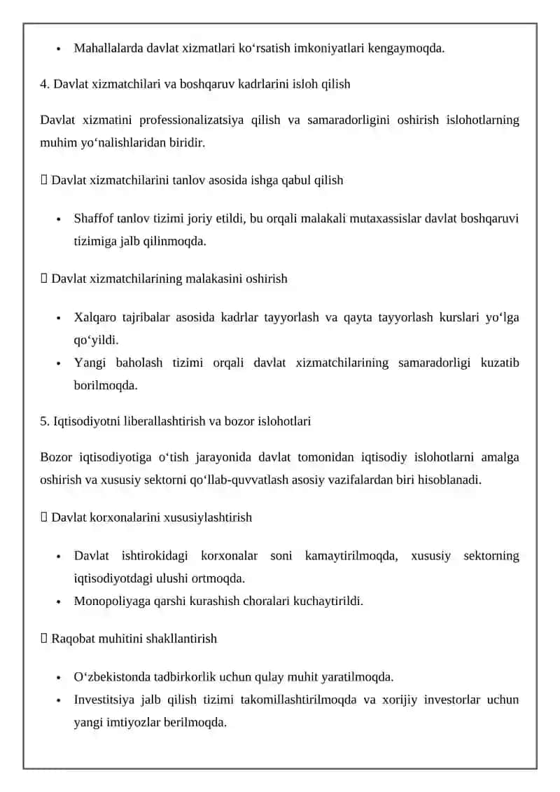 Institutsional islohotlar 4