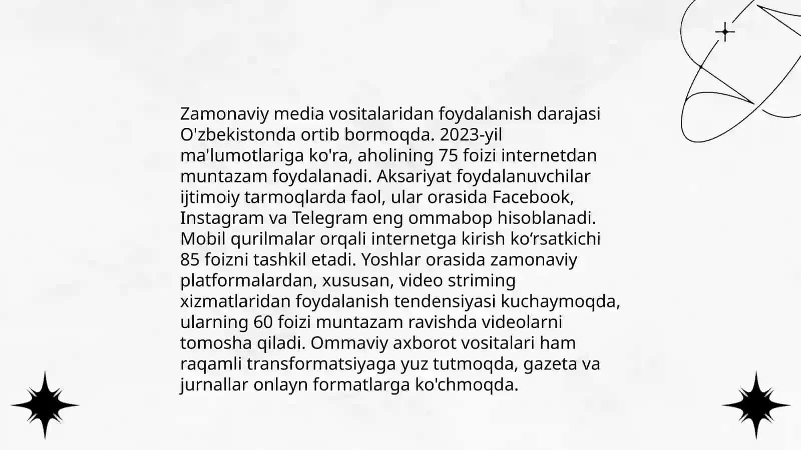 Oʻzbekistonda media savodxonlikning bugungi holati 4