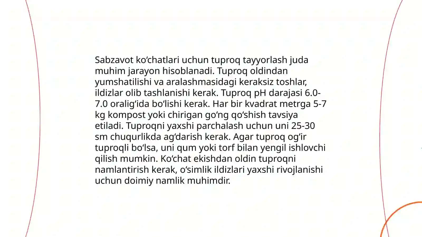 Issiqxonalarda ayrim sabzavot kochatlarni yetishtirish texnaloviyasi Mahmudova zebo 4