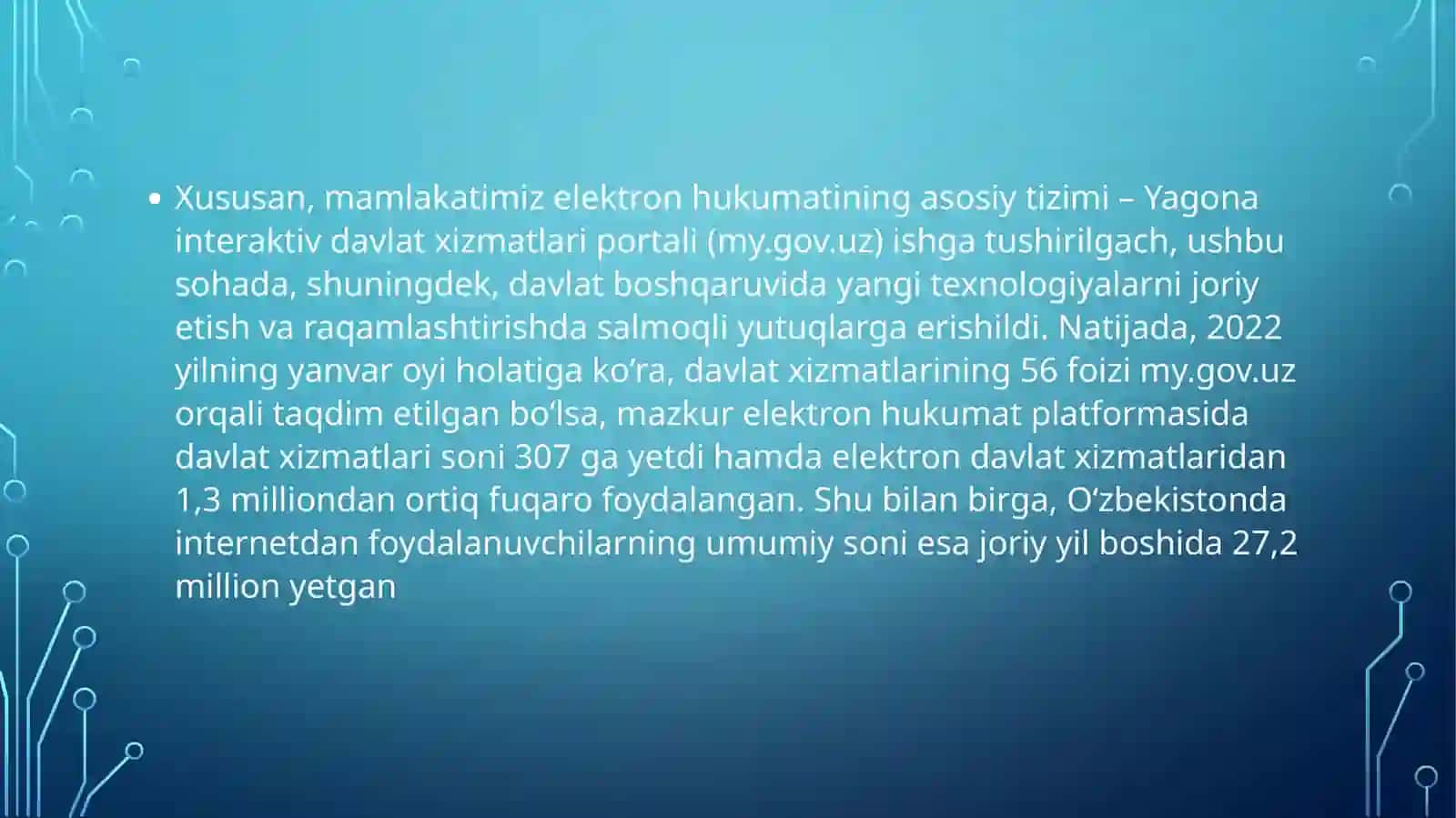 Raqamlashtirish-YangiO’ZBEKISTON TARAQQIYOTINING MUHIM «DRAYVERI» 4