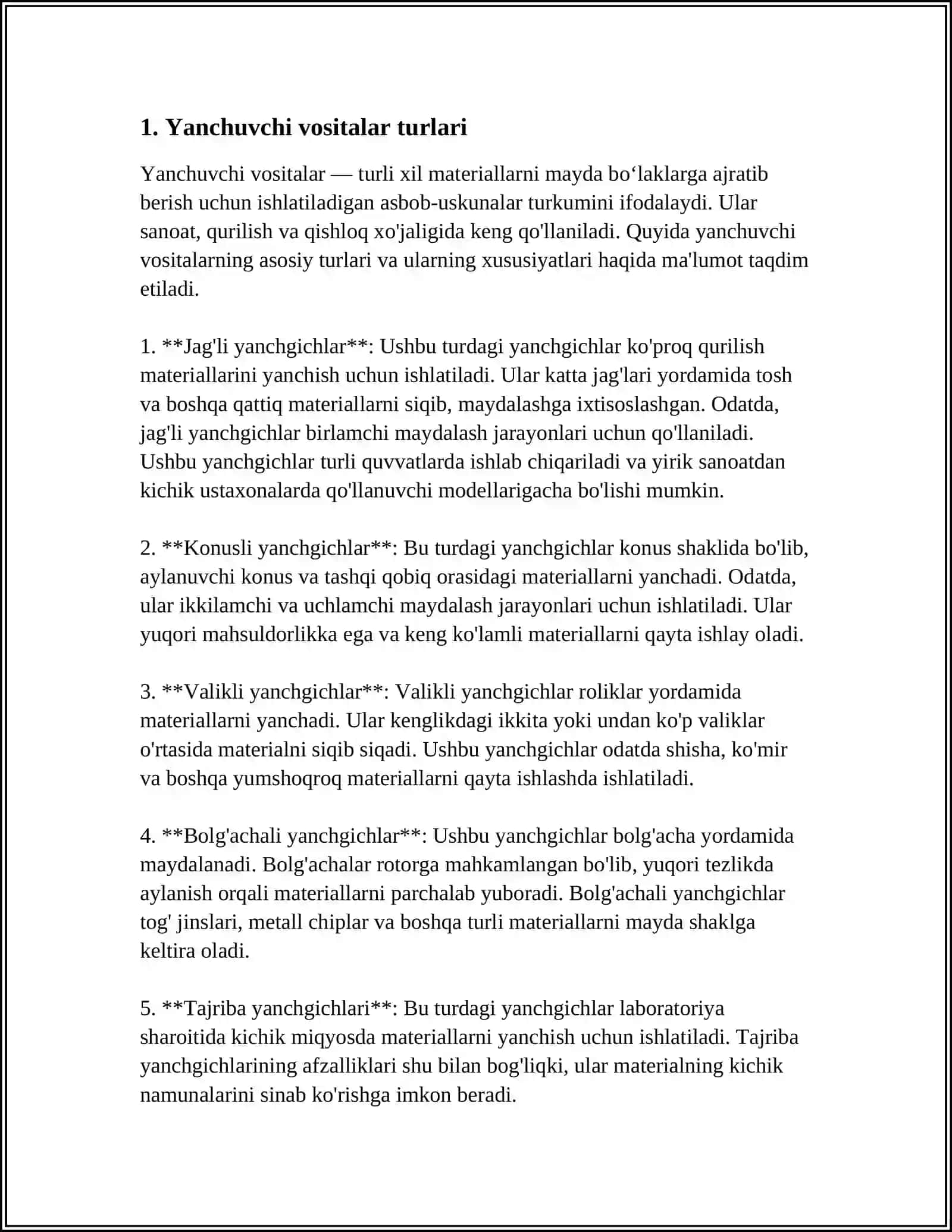 YANCHUVCHI VOSITALARNING BARABANDA XARAKATLANISH TRAYEKTORIYASI 4