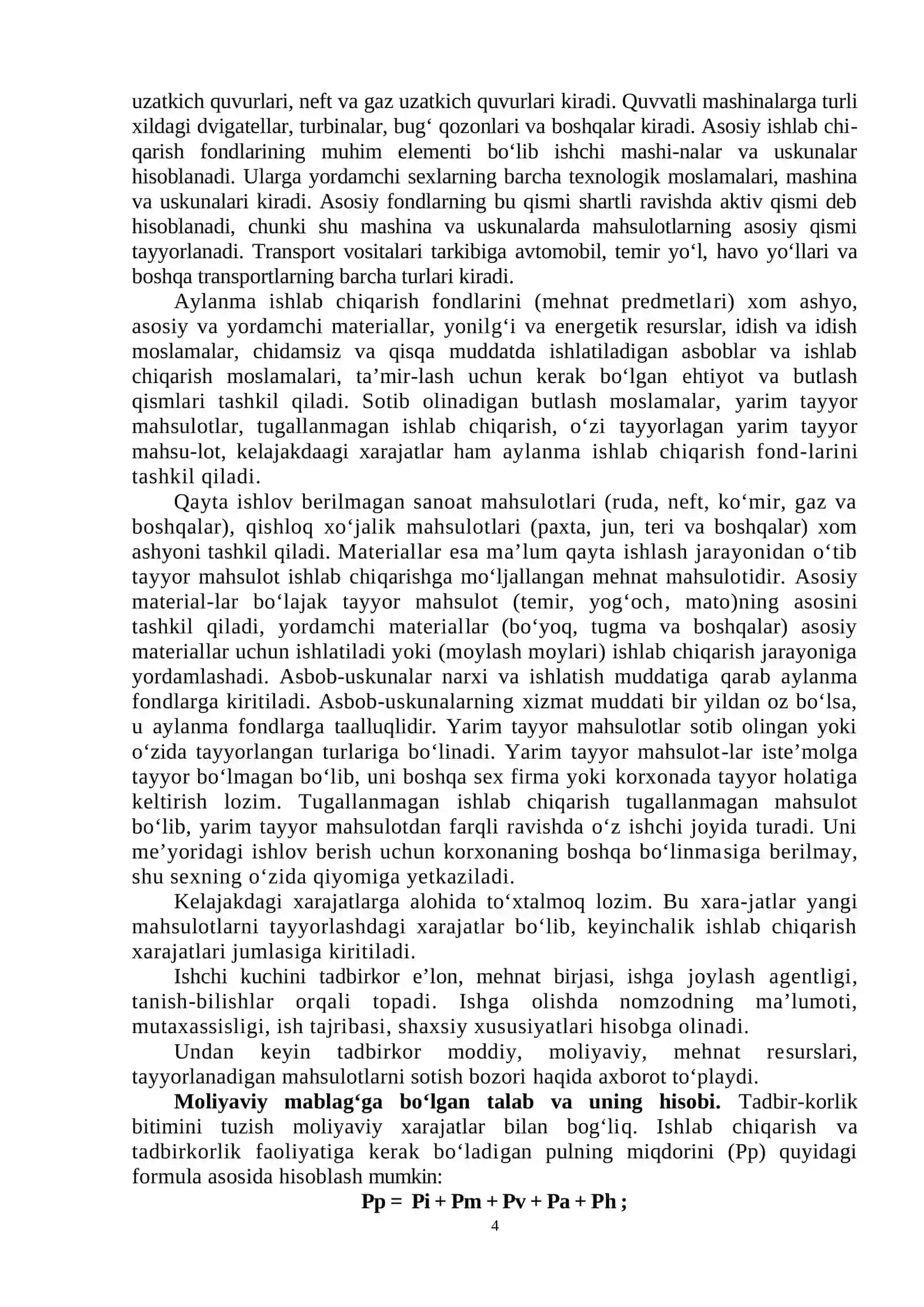 KICHIK BIZNES VA TADBIRKORLIK FAOLIYATINING TURLARI VA SHAKLLARI 4