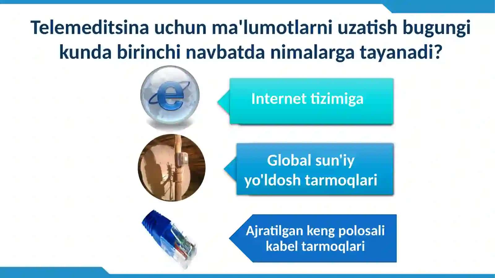 Telemeditsina istiqbollari va imkoniyatlari 4