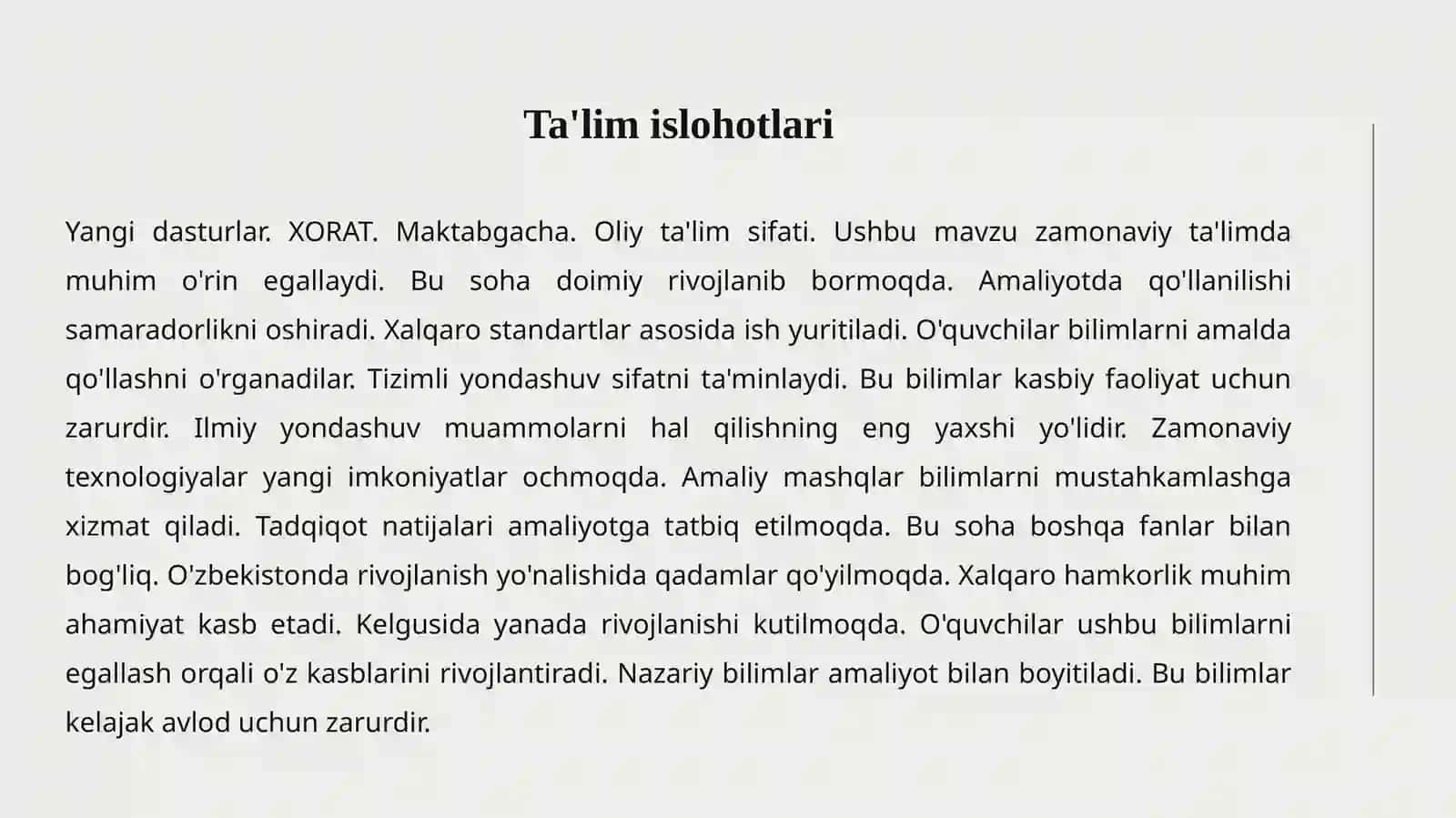 IJTISODIY ISLOHOTLAR 4