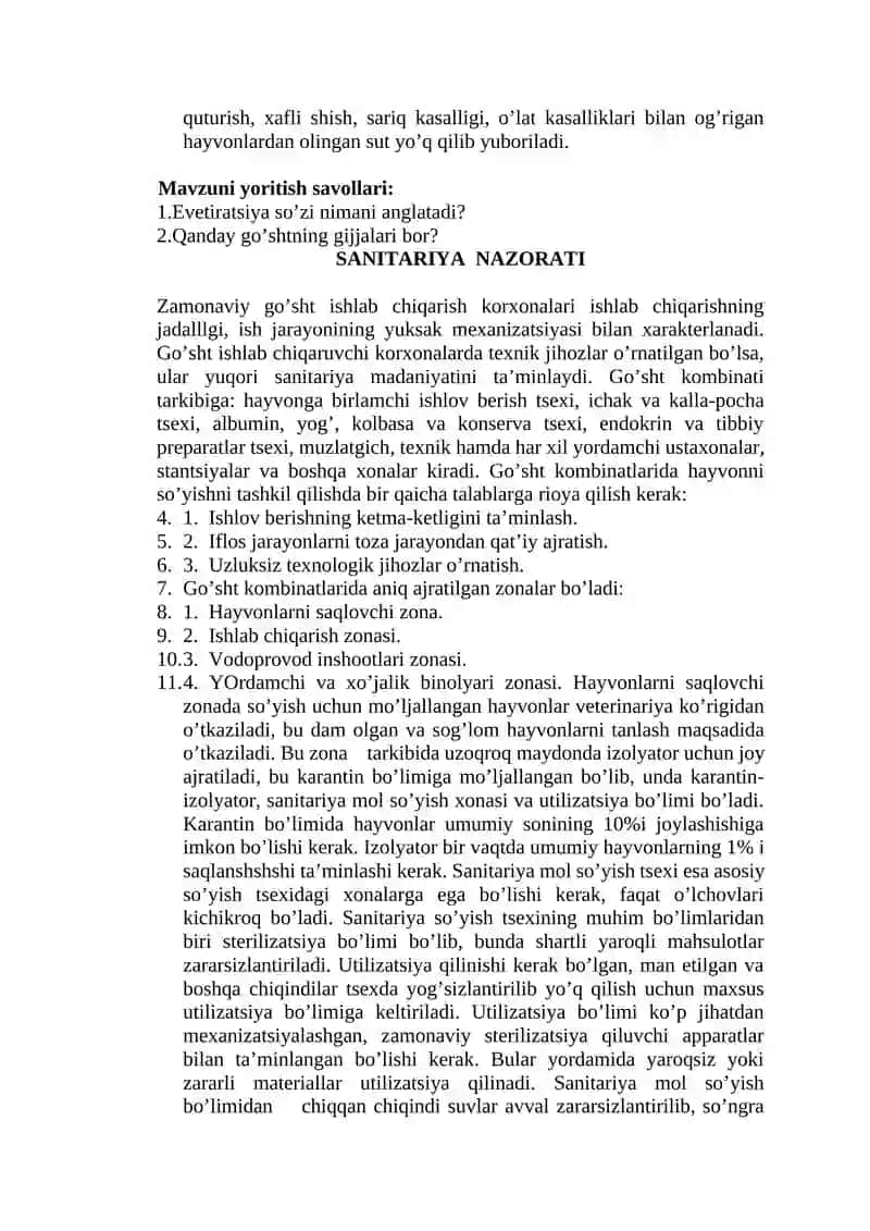 GO’SHT ОRQАLI O’TАDIGАN KАSАLLIKLАR 4
