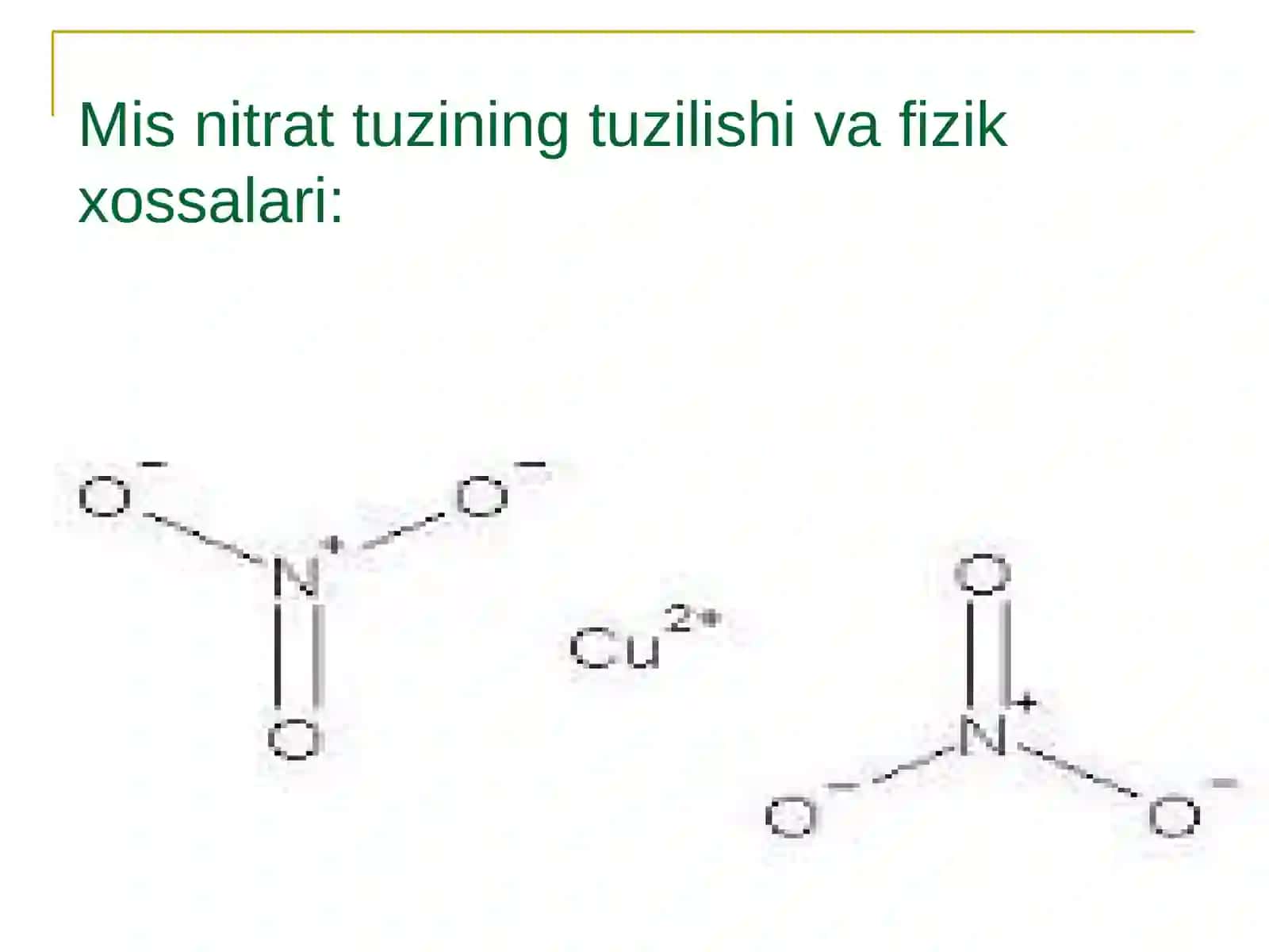 Mis nitrat tuzining olinishi va xossalari 4