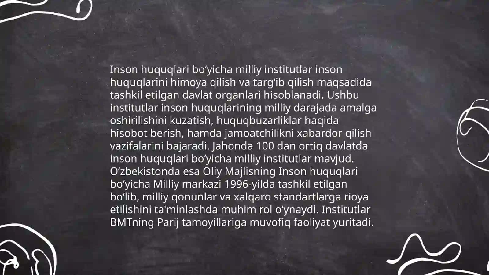 Oʻzbekistonda inson huquqlari va erkinliklari kafolatining yaratilishi 4
