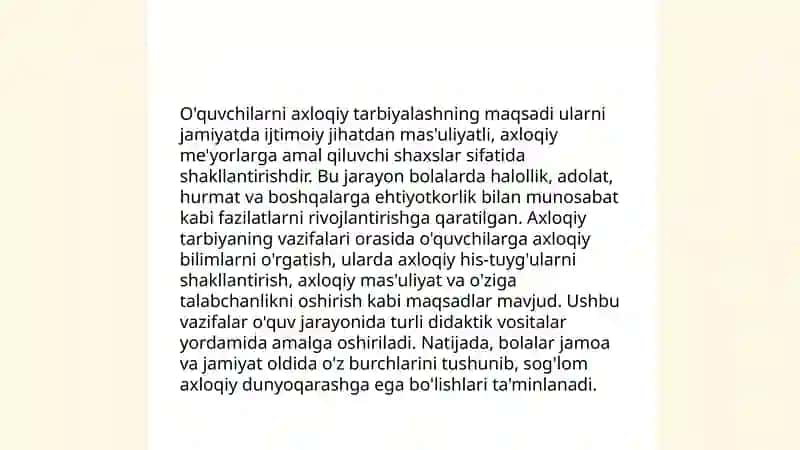 Ilmiy dunyoqarashni shakllantirish va oʻquvchilarni axloqiy tarbiyalash 4