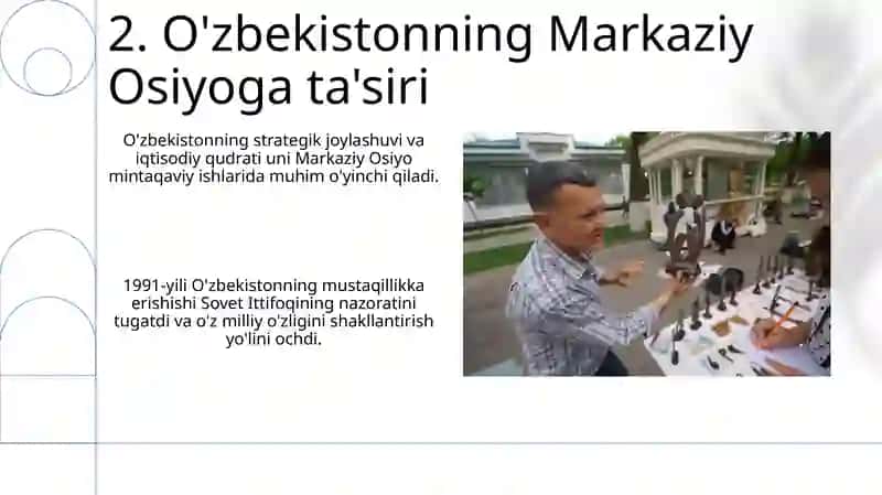 Mustaqil O'zbekiston Respublikasining tashkil topishi va uning tarixiy ahamiyati 4
