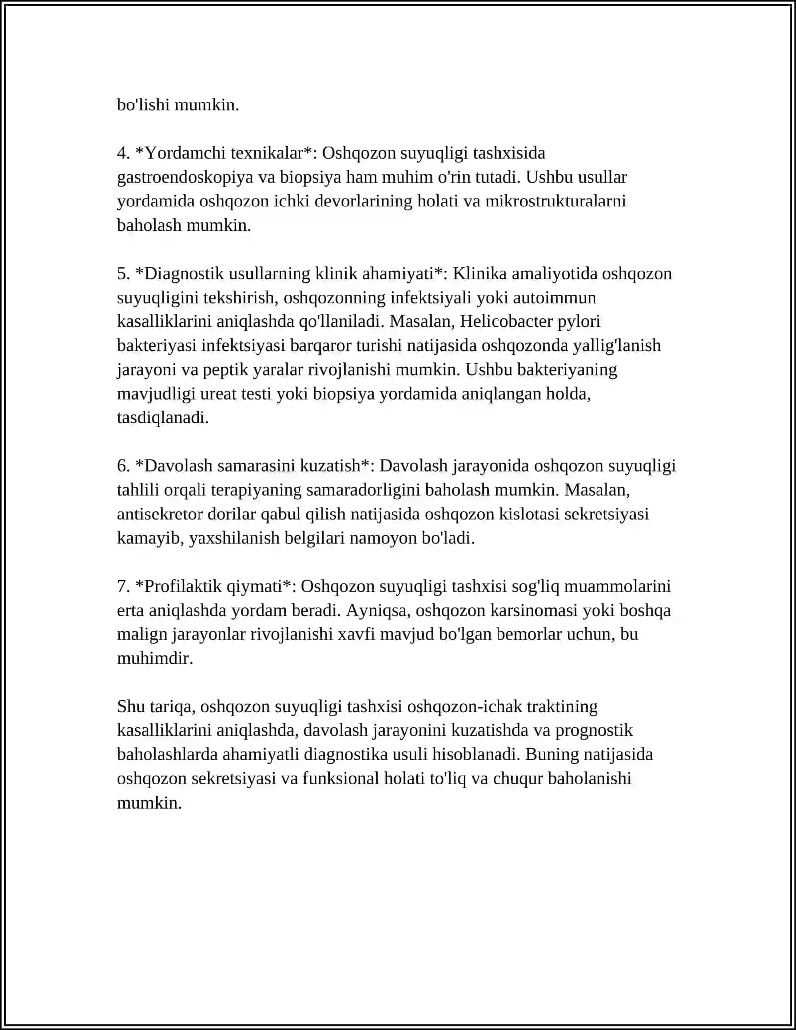 Oshqozon Suyuqligi Tashxisi 4