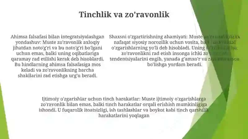 Muste Davrining Xususiyatlari 4