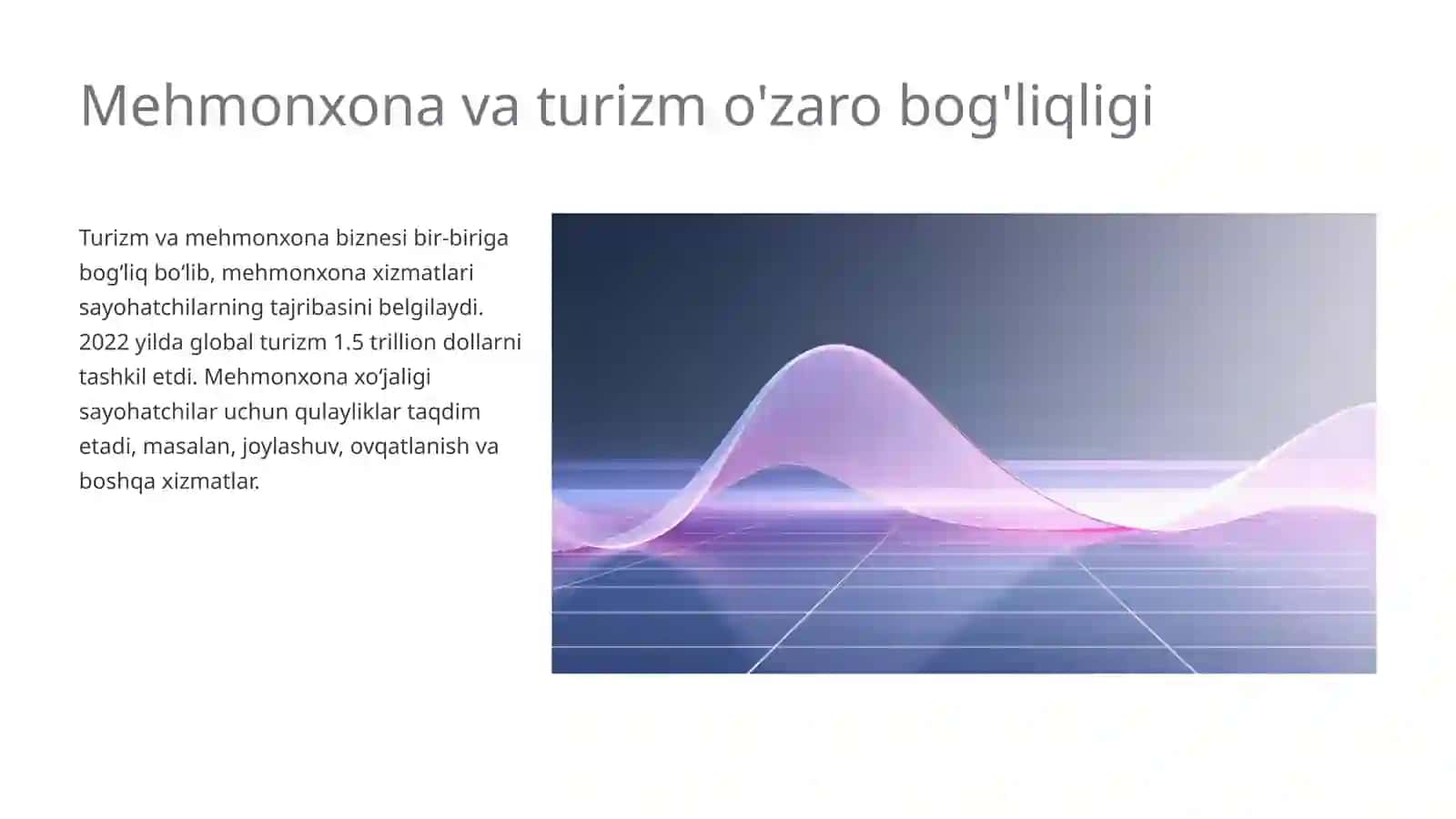 Mehmonxona xoʻjaligi turizmi va marketing 4