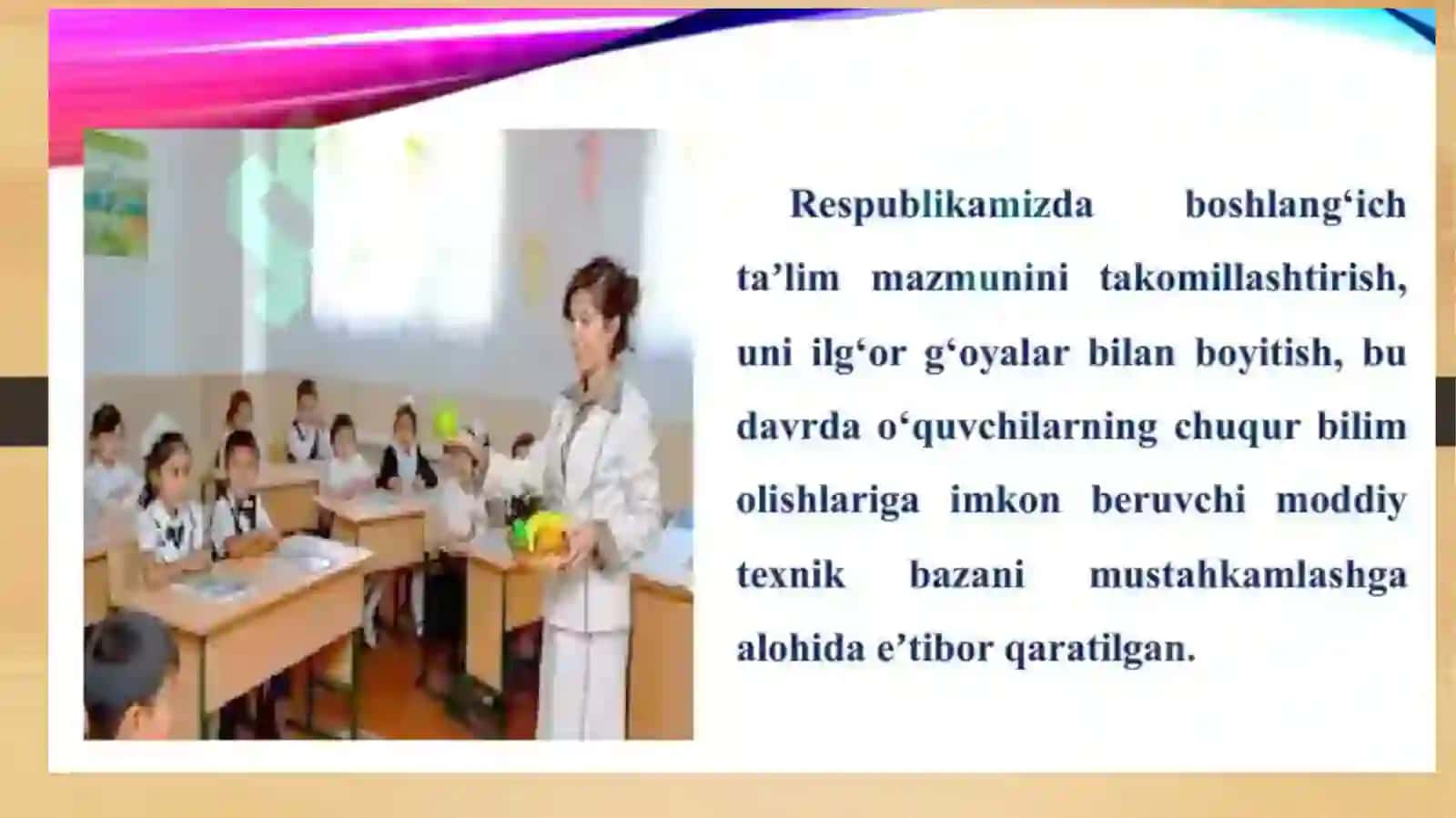 BoshlangʻichtaʼlimtabiiyfanlaridarslaridakuzatishorqaliyangibilimvatushunchalarnishakilantirishEkologikmadaniyatnishakllantirishdaoʻqituvchinikoʻzatishgayoʻnaltirishtopshiriqlariReja 4