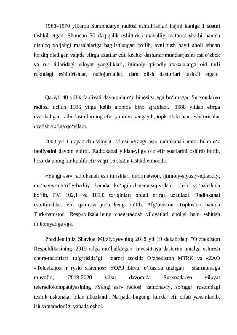 Radio – axborot tarqatishning eng tezkor va qulay vositasi 4