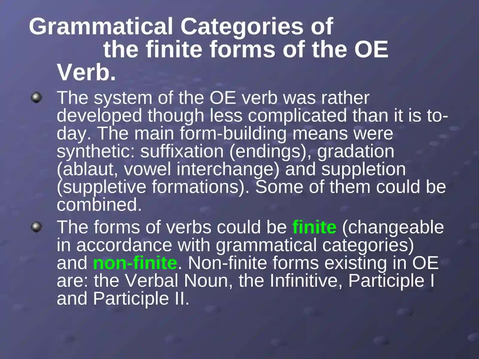 OLD ENGLISH GRAMMAR 4