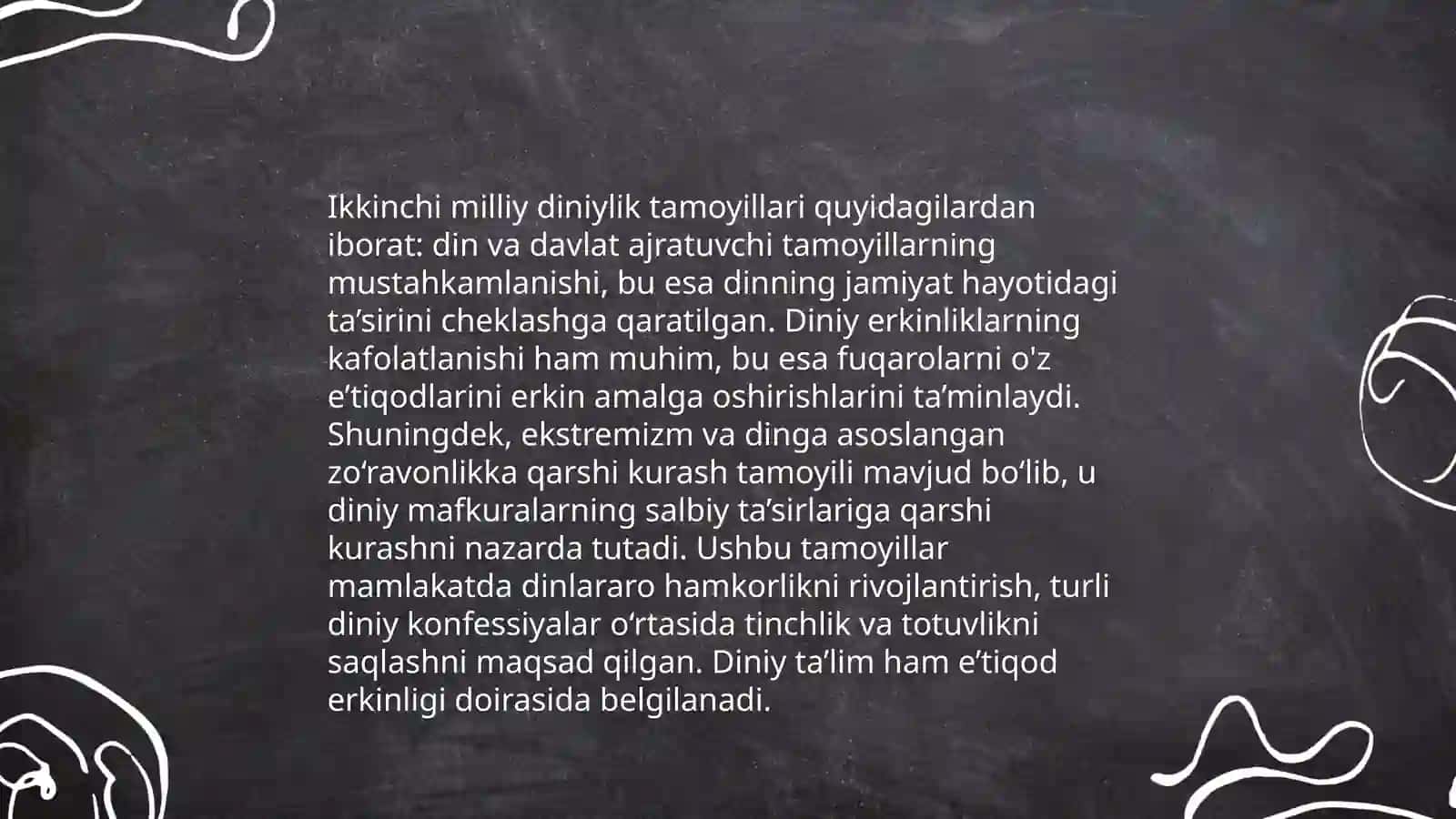 Milliy dinlar 4