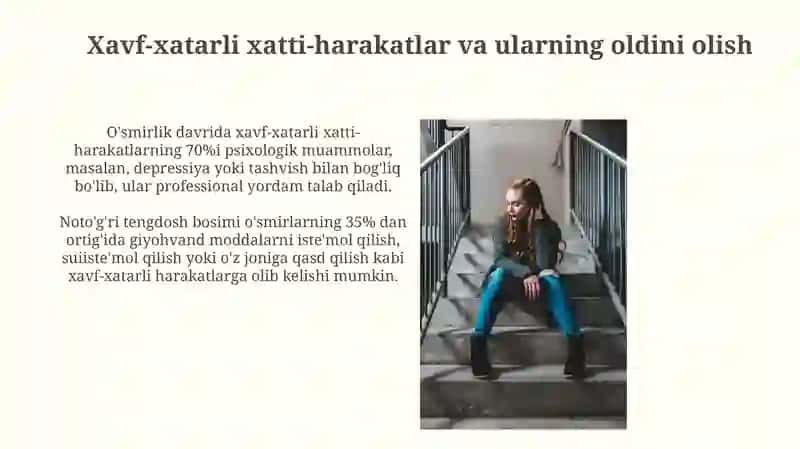 O'smirlik davrdagi psixik rivojlanishning umumiy tavsifi 4