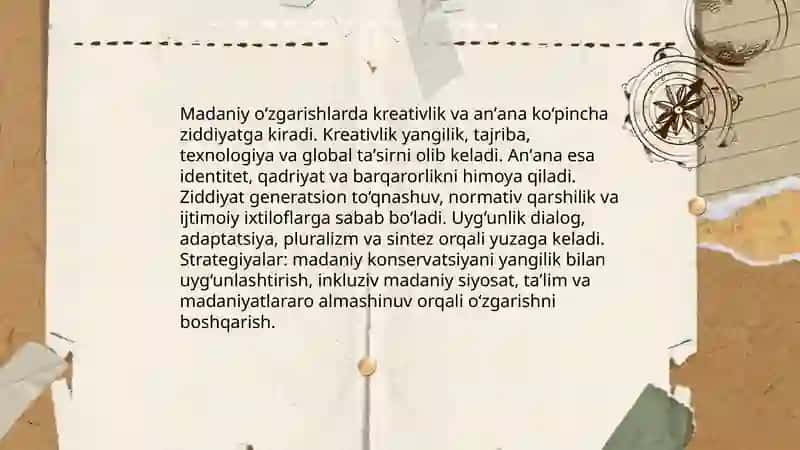 Zamonaviy jamiyatlarda krativlik va konservatizm 4