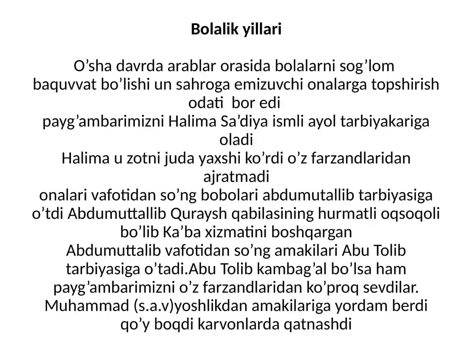 Payg’ambarimiz tarixi 4