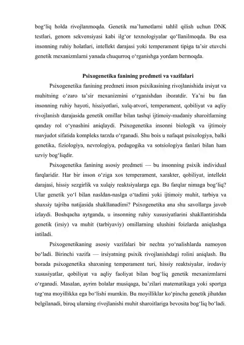 Psixogenetikaning asosiy metodlari 4