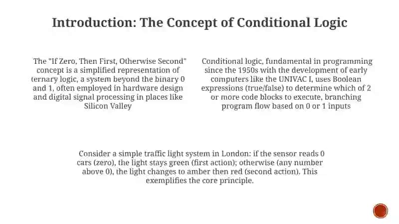Conditional zero first second 4