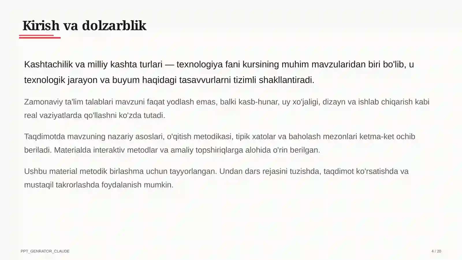 Kashtachilik va milliy kashta turlari (5-sinf) 4