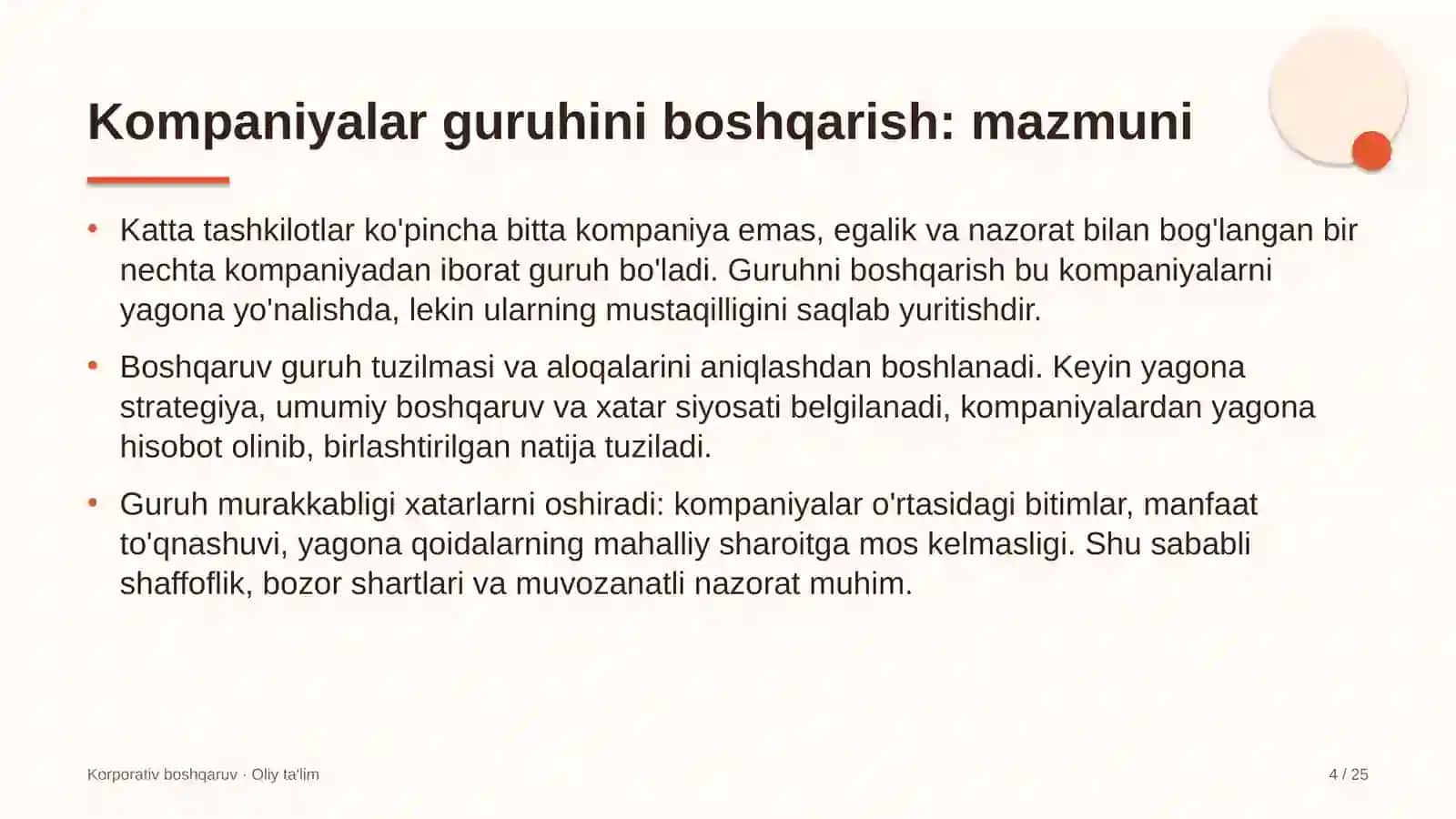paxta tozalash zavodlarida kompaniyalar guruhini boshqarish 6565 4