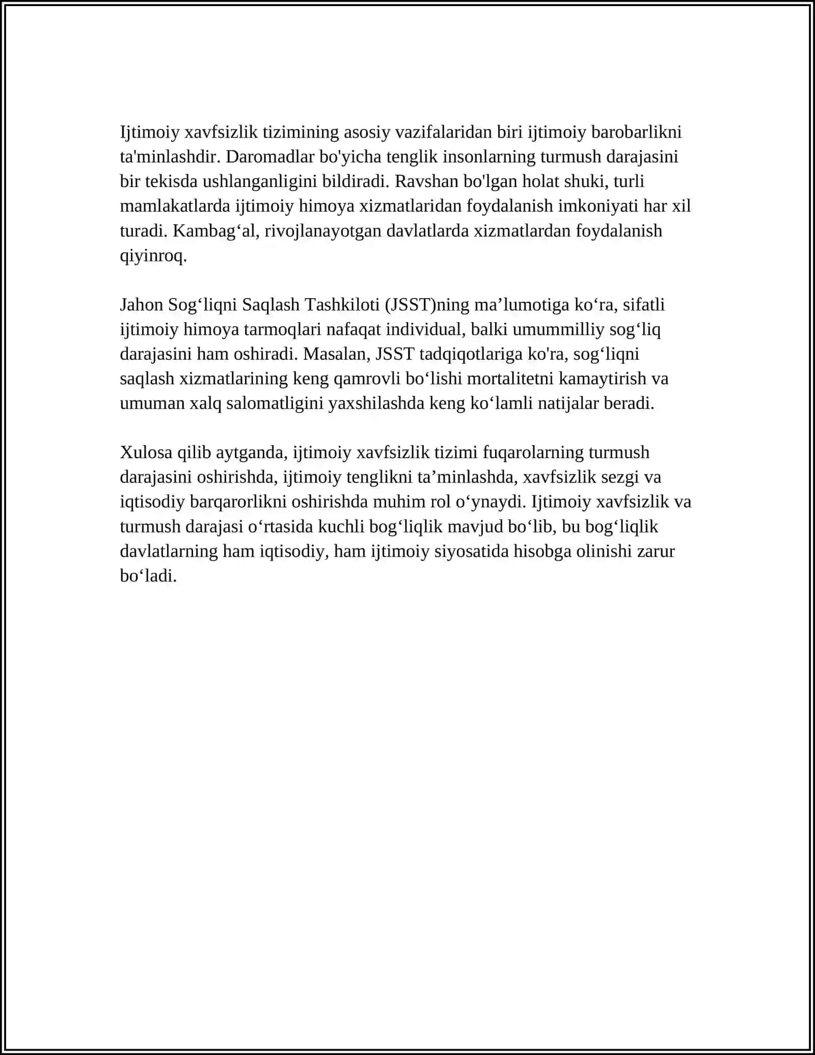 AHOLINING TURMUSH DARAJASI VA SIFATINI OSHIRISHNING IJTIMOIY XAVFSIZLIKNI TA'MINLASHDAGI AHAMIYATI 4
