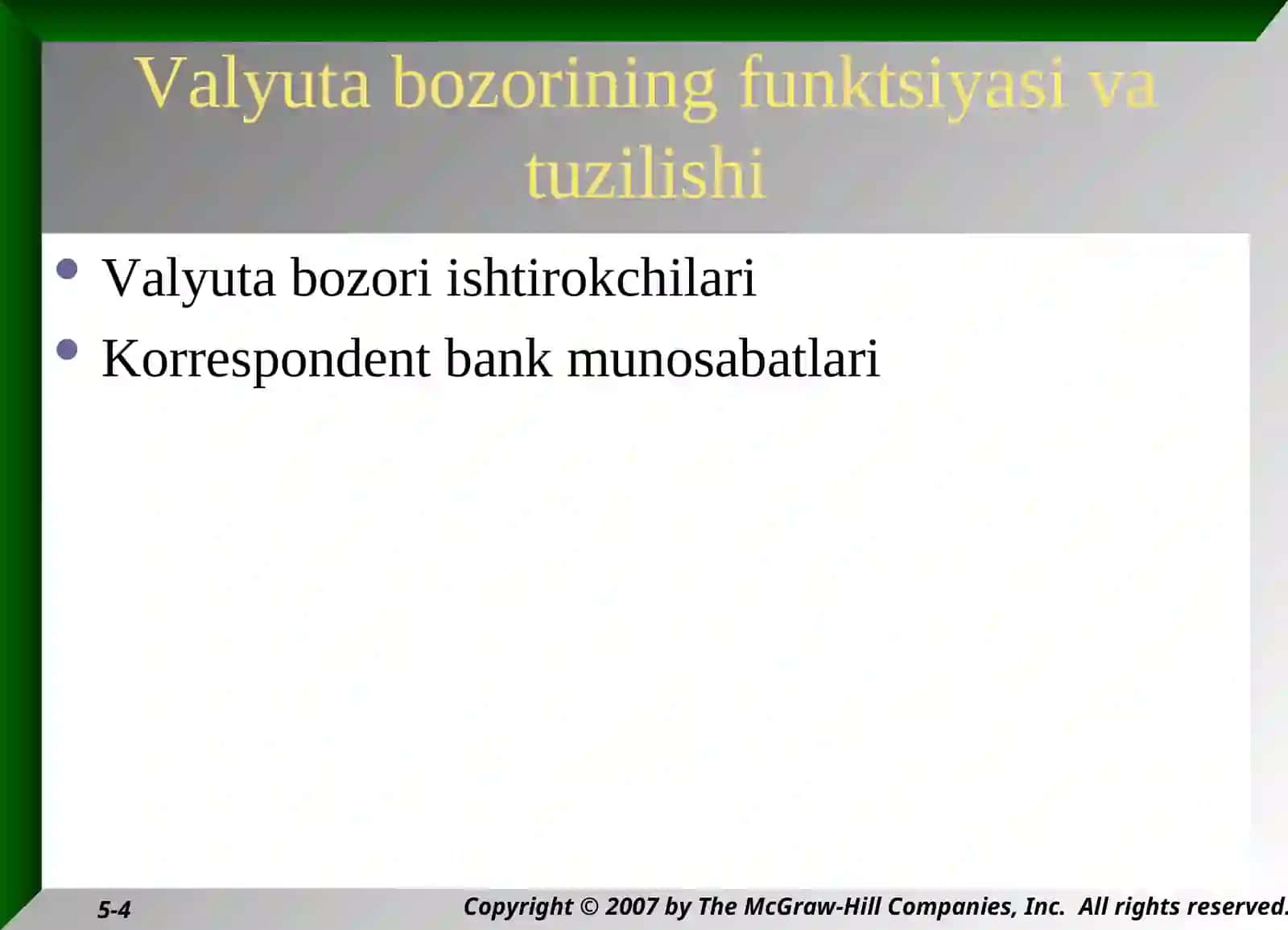 INTERNATIONAL FINANCIAL MANAGEMENT 4