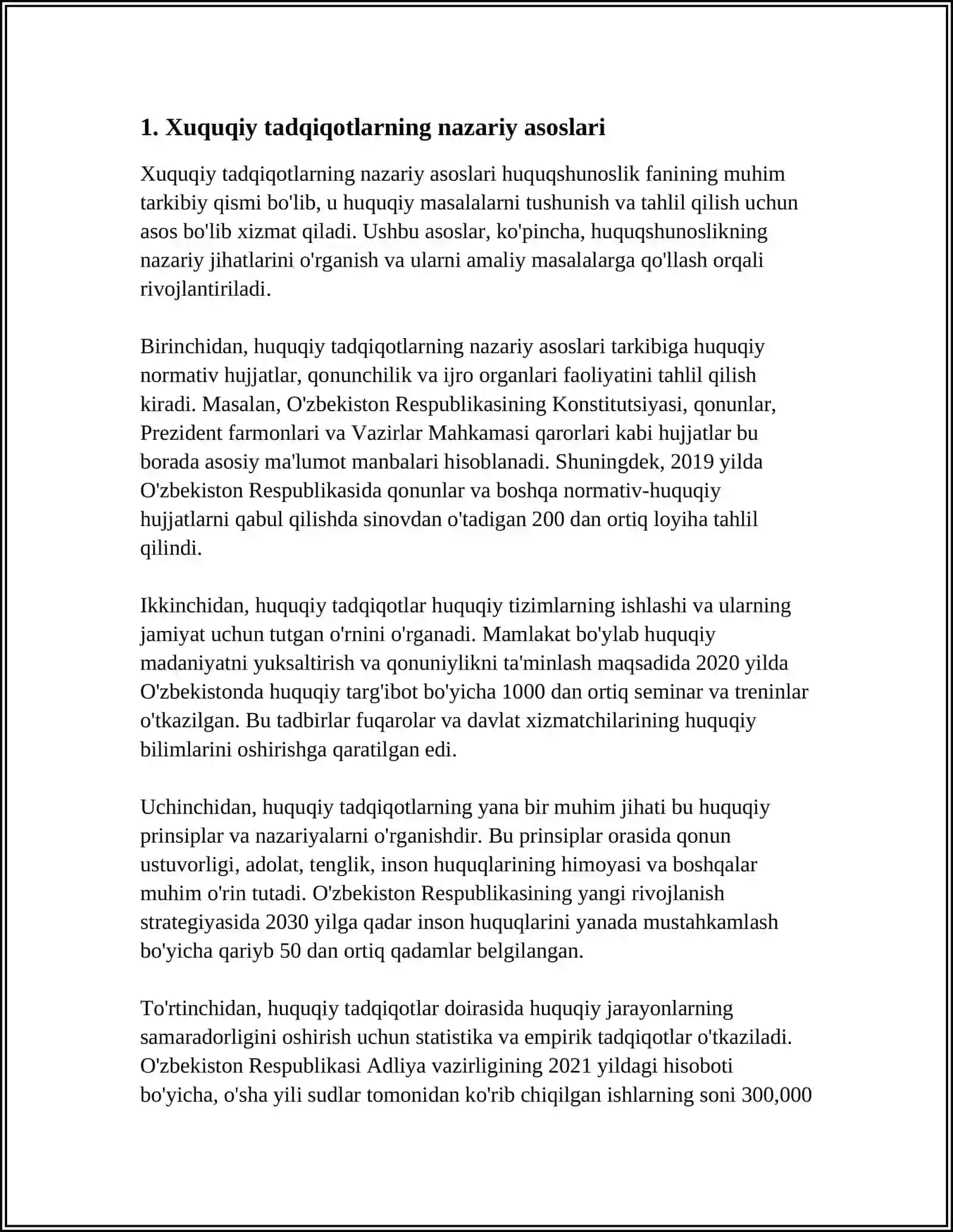 XUQUQIY TADQIQOTLAR VA ULARNING ASOSIY TURLARI 4