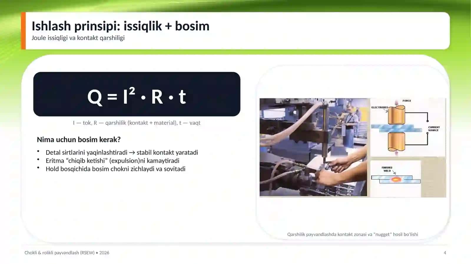 CHOKLI VA ROLIKLI PAYVANDLASH 4