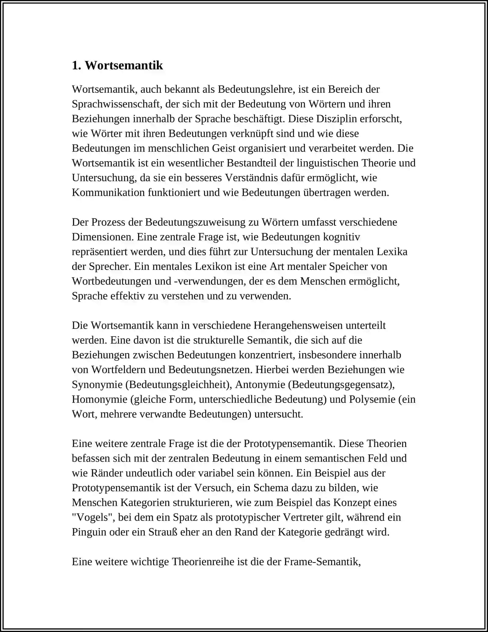 SEMANTISCHE UND STRUKTURELLE WORTFORSCHUNGSMETHODEN 4