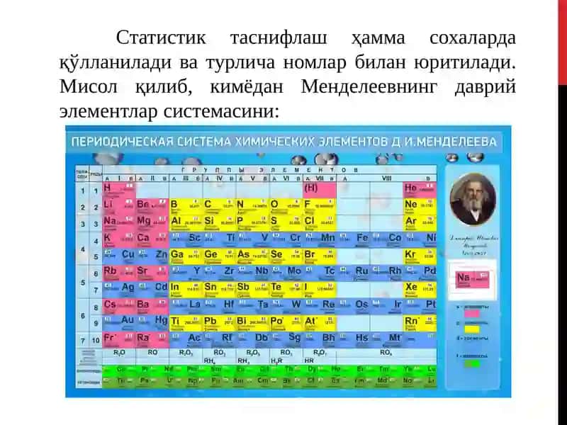 Статистиктаснифлаш ва гурухлаш 4