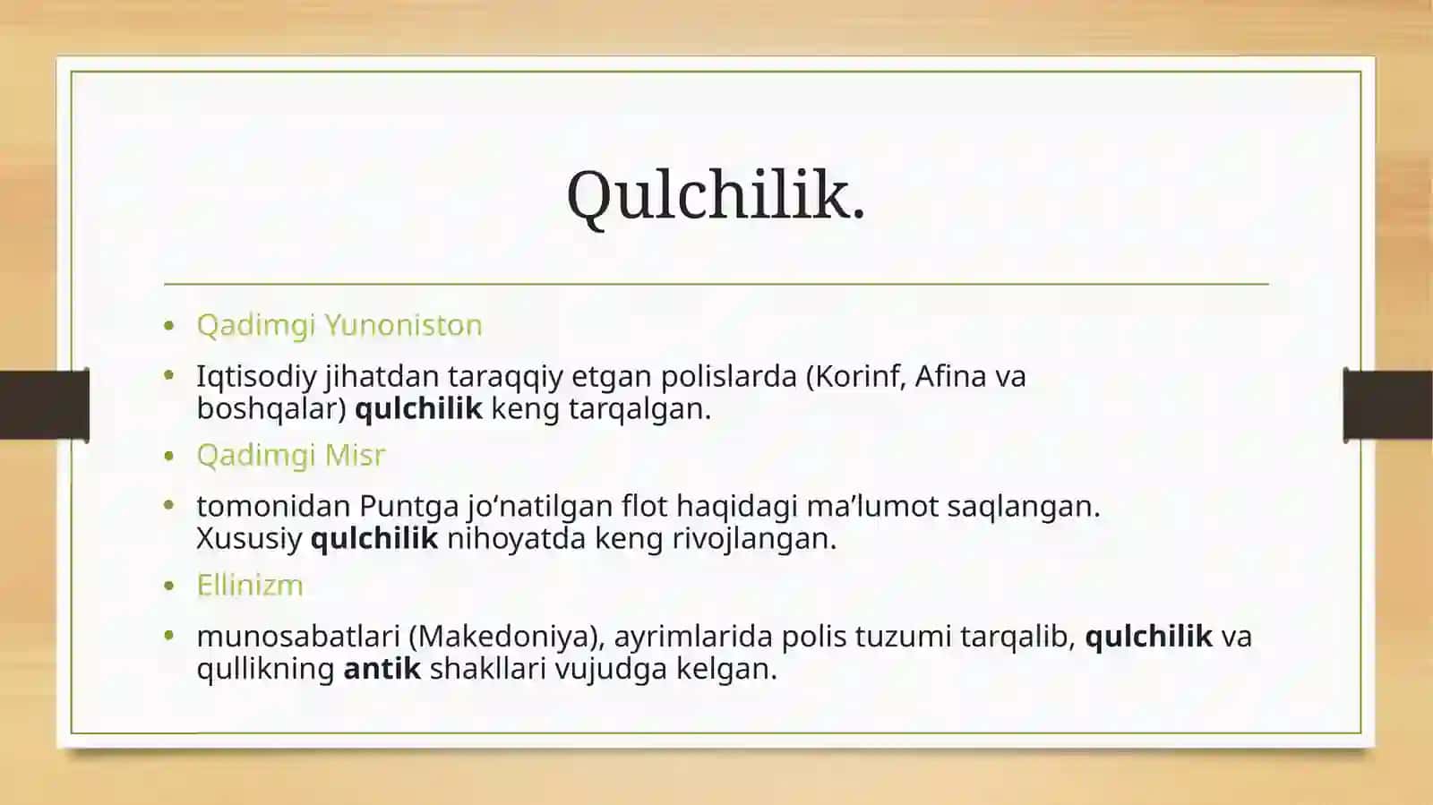 Antik qulchilik va yunoniston tarixi 4
