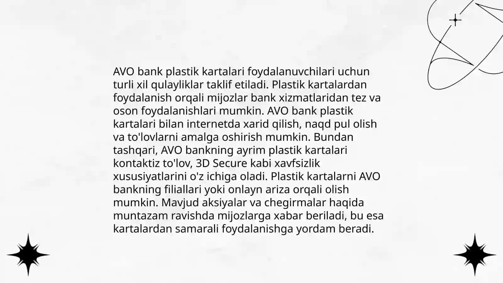 AVO bankning xizmatlari 4