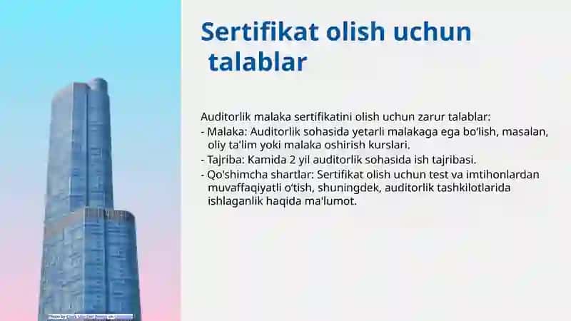 auditorlik malaka sertifikati 4