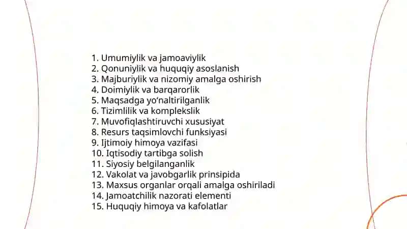 Davlat funksiyalari tushunchasi va turlari mavzusida slayd 15 listli boʻlsin 4