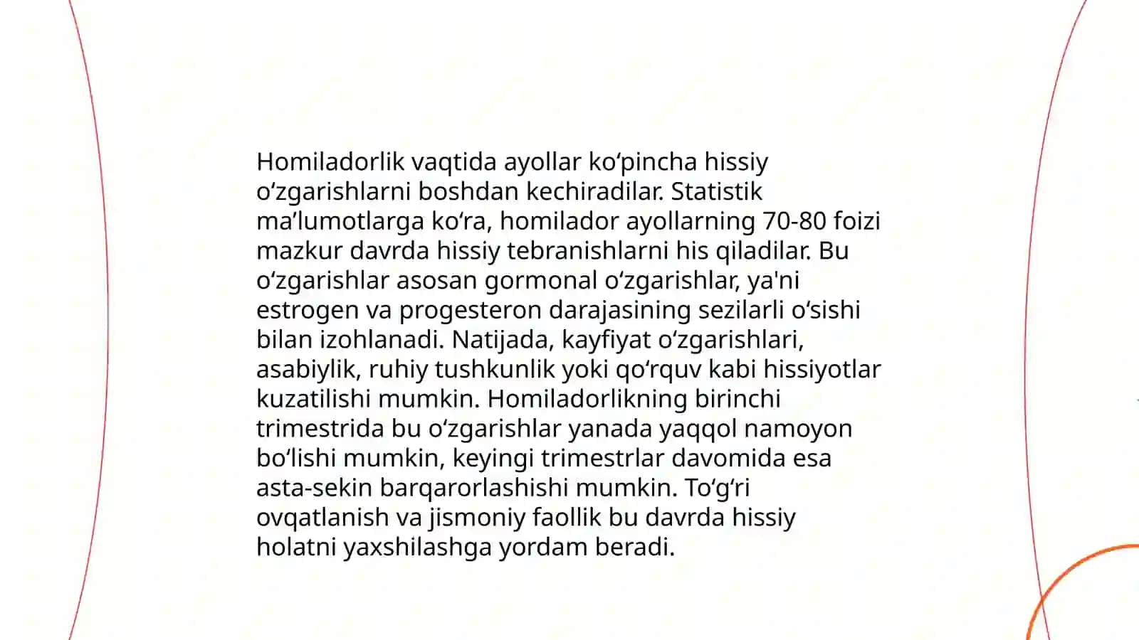 Bolaning ona qornidagi va boshlang'ich 1va 2-oylaridagi psixologik xususiyatlari 4