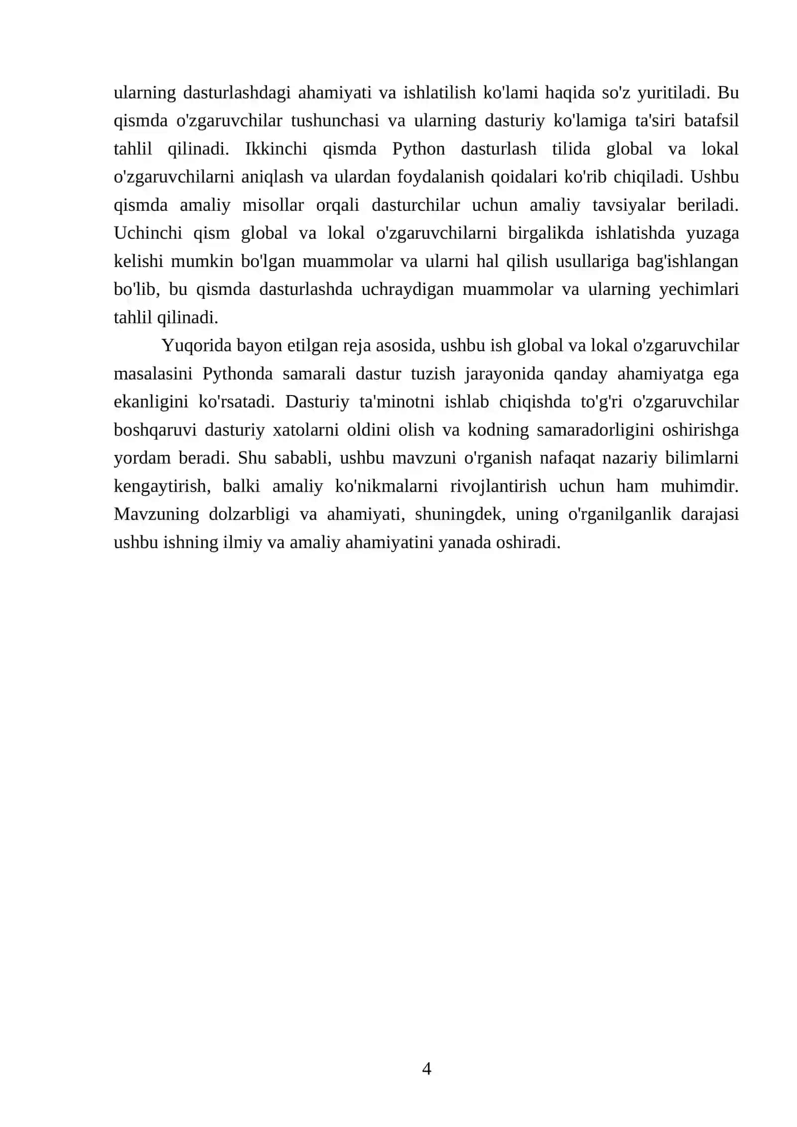 Pythonda global va lokal oʻzgaruvchilar bilan ishlash 4