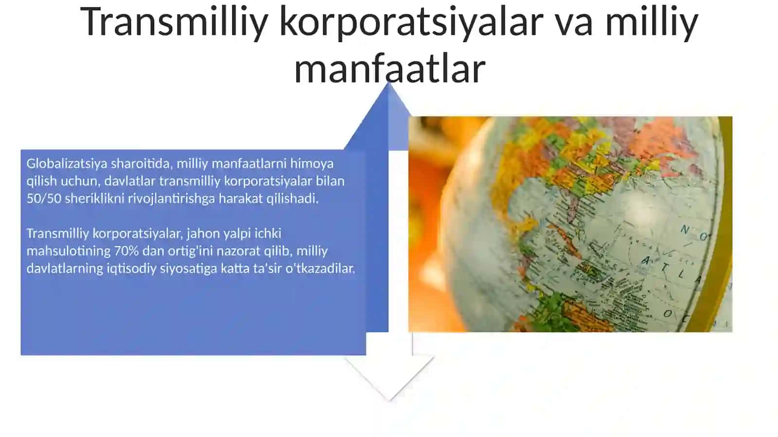 Iqtisodiy jarayonlarning globallashuvi va milliy manfaatlar 4