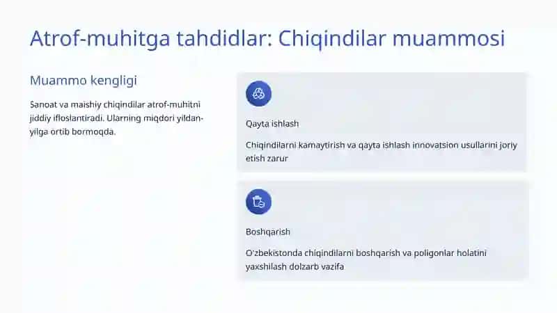 Atrof-muhit muhofazasi: Bugun va kelajak uchun mas'uliyat 4