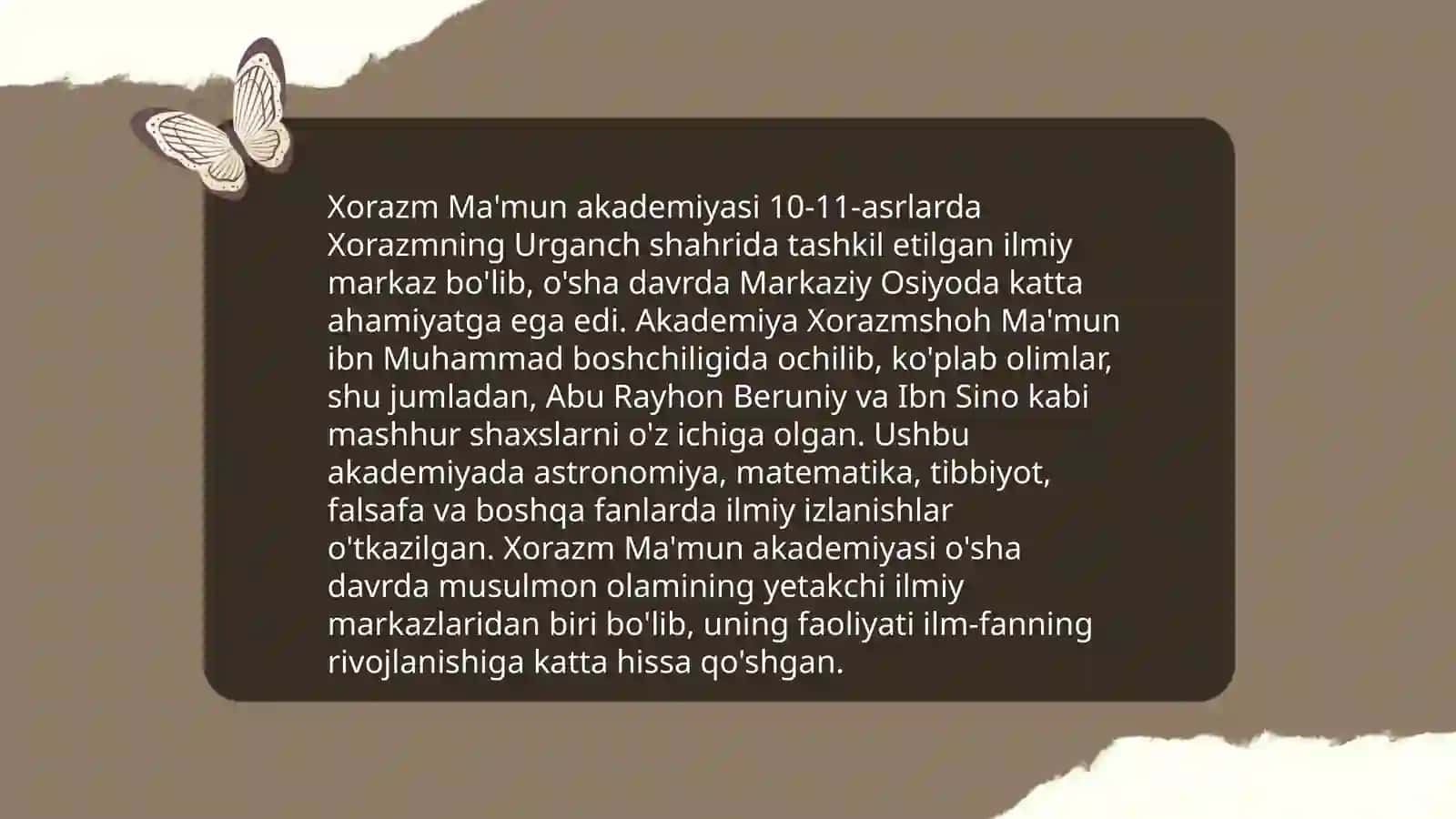 IX-XII asrlarda mamlakatimiz hududida roy bergan madaniy uyg'onish 4
